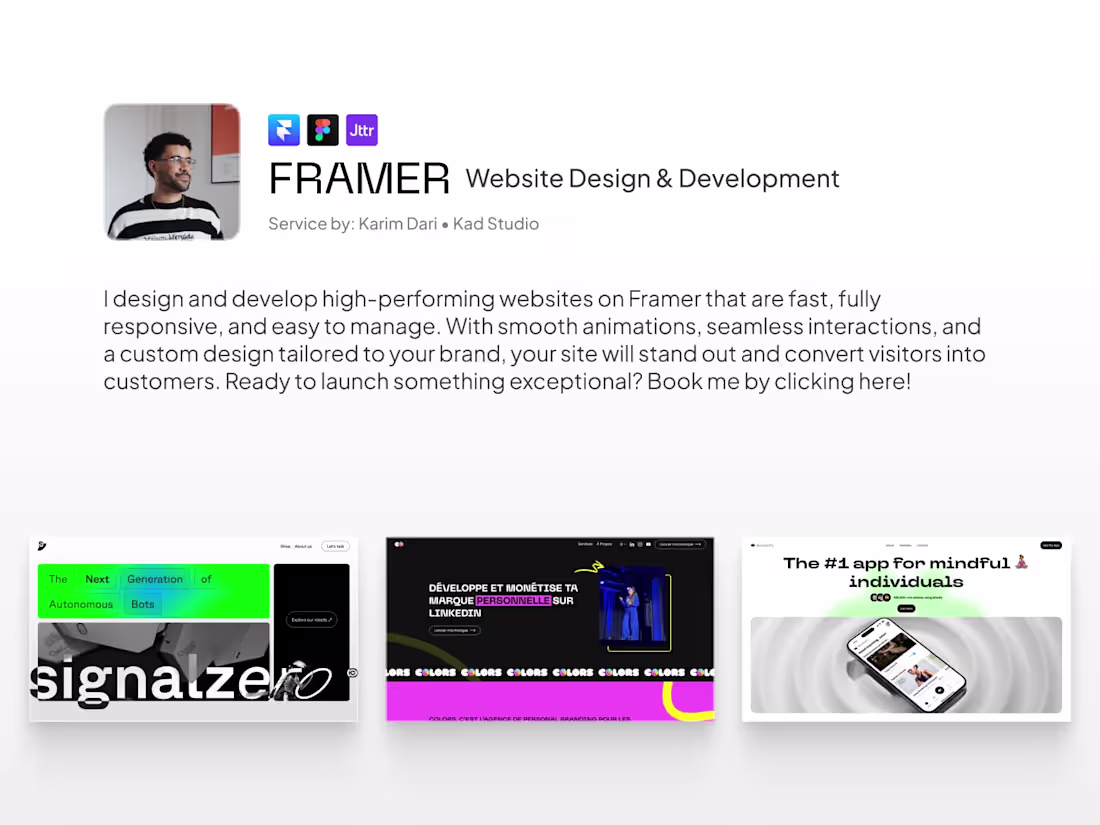 Cover image for Framer | Website Design & Development