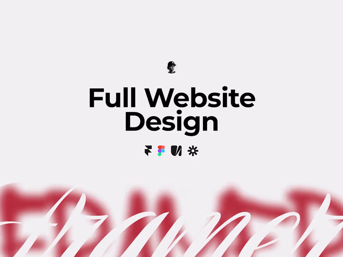 Cover image for Full Framer Website Design (4-8 pages)