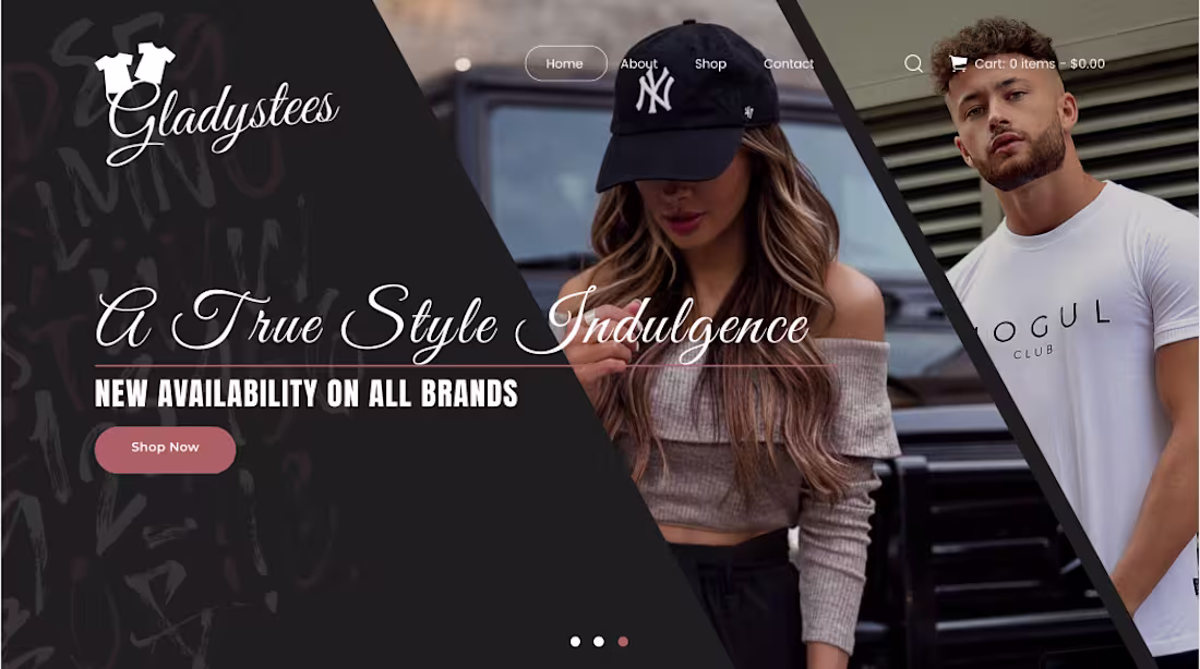 Cover image for Gladystees | High-Fashion Digital Storefront