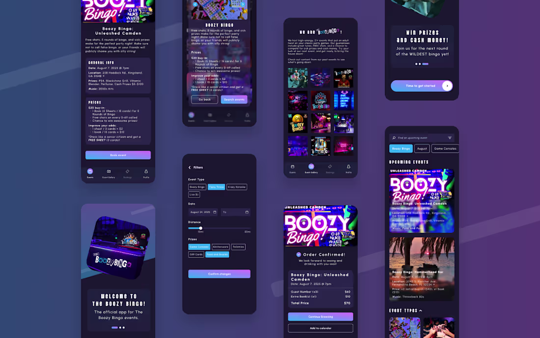 Cover image for Boozy Bingo Mobile App Development