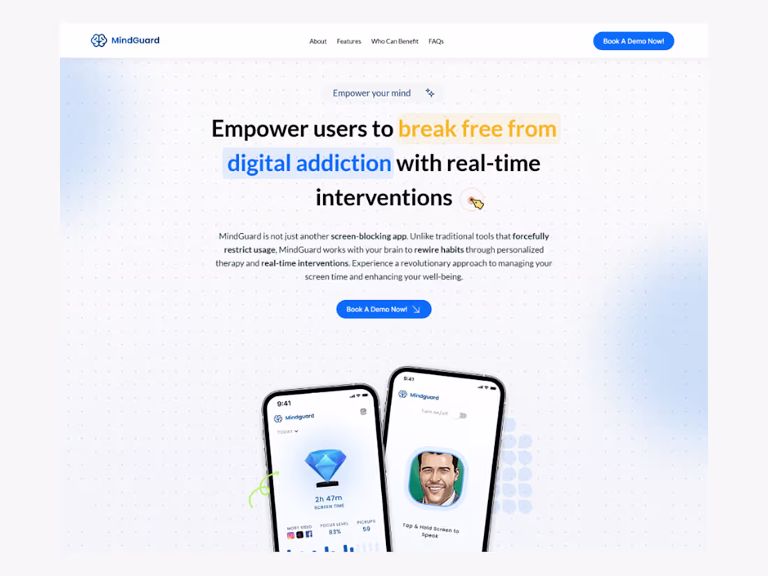 Cover image for MindGuard Website Development