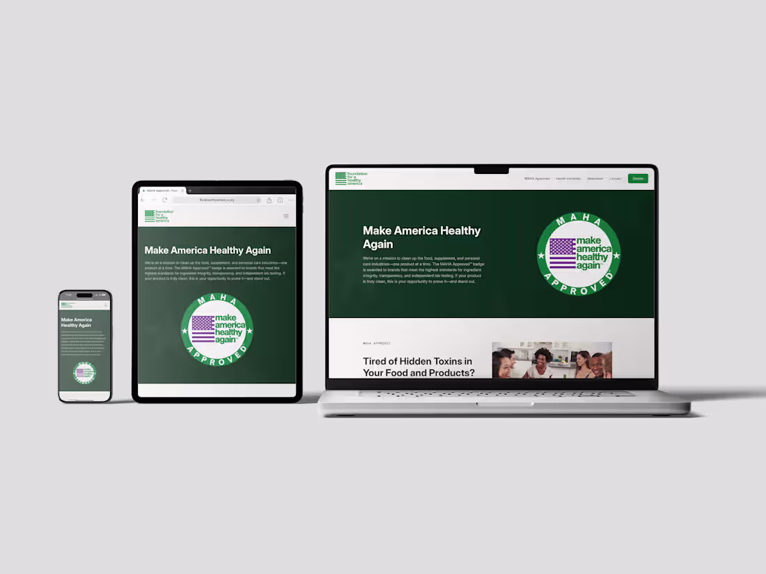 Cover image for Strategic websites that look good, run great and drive results.