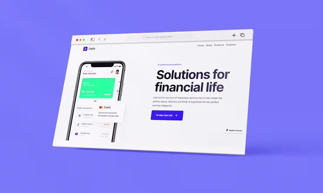 Cover image for Figma Website UI Design for  a Startup Business