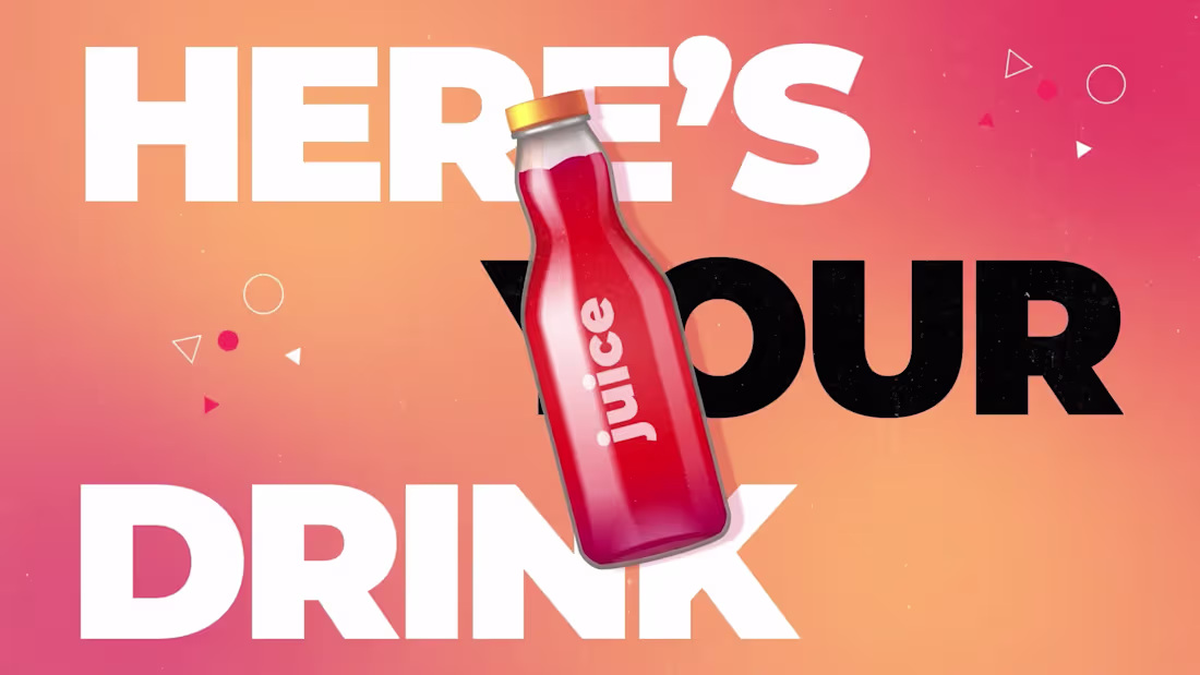 Cover image for Here’s your drink
