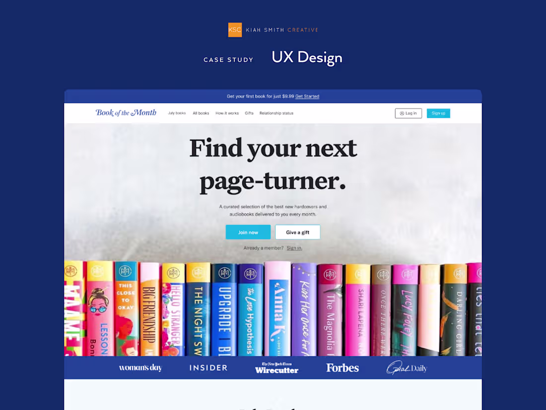 Cover image for Book of the Month