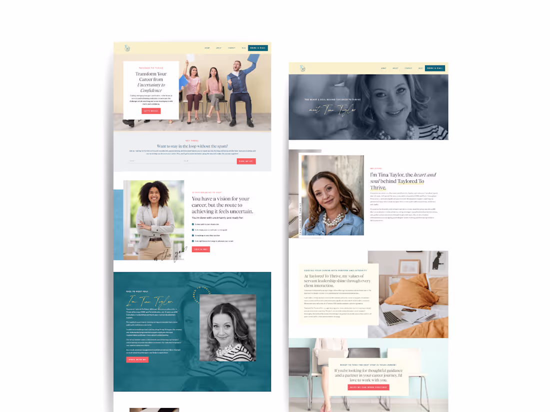 Cover image for Full Kajabi Website Design