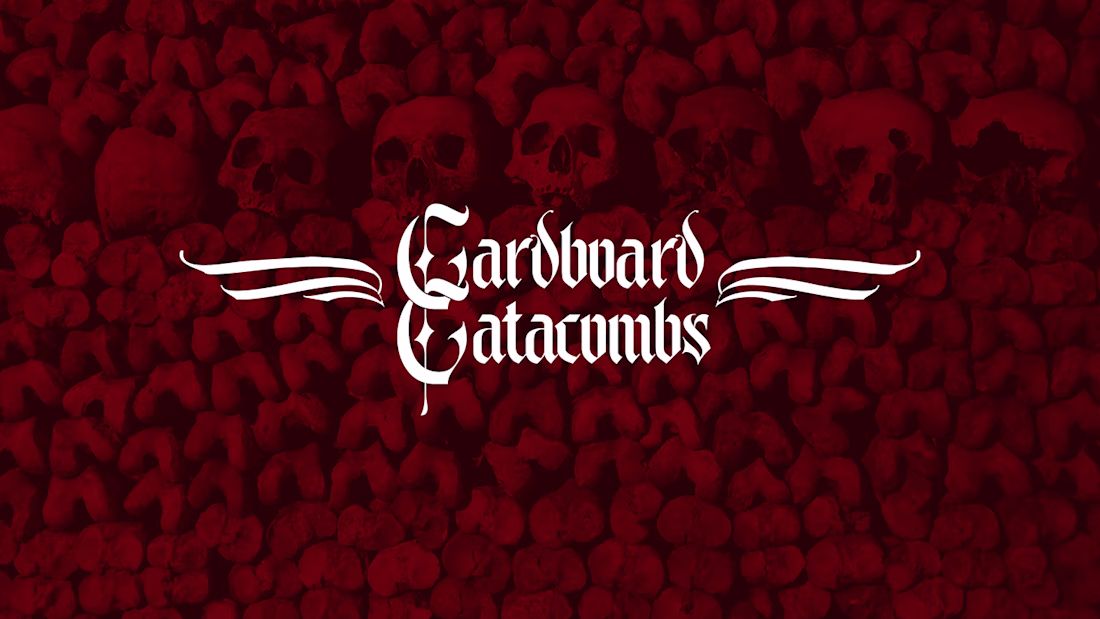 Cover image for Cardboard Catacombs // Metal Band Branding :: Behance