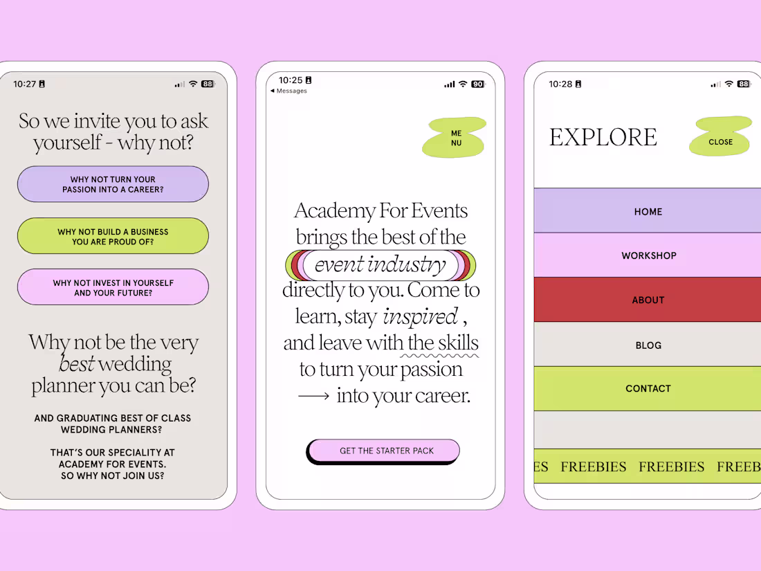 Cover image for Academy For Events