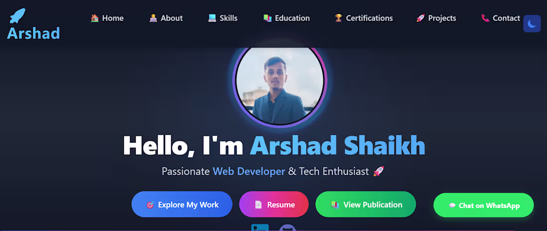 Cover image for Portfolio Website