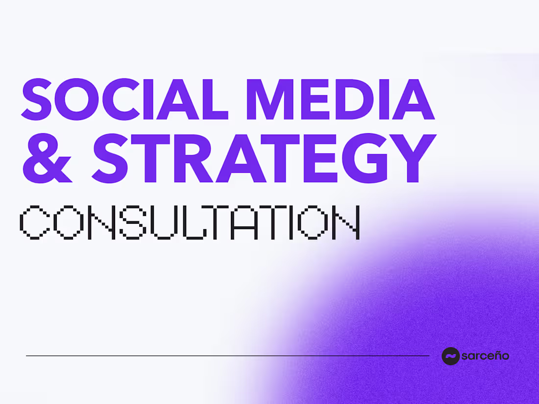 Cover image for Social Media Strategy Consultation