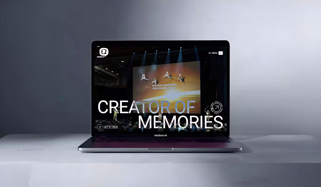 Cover image for Custom Webflow website for Dutch event agency Eventz