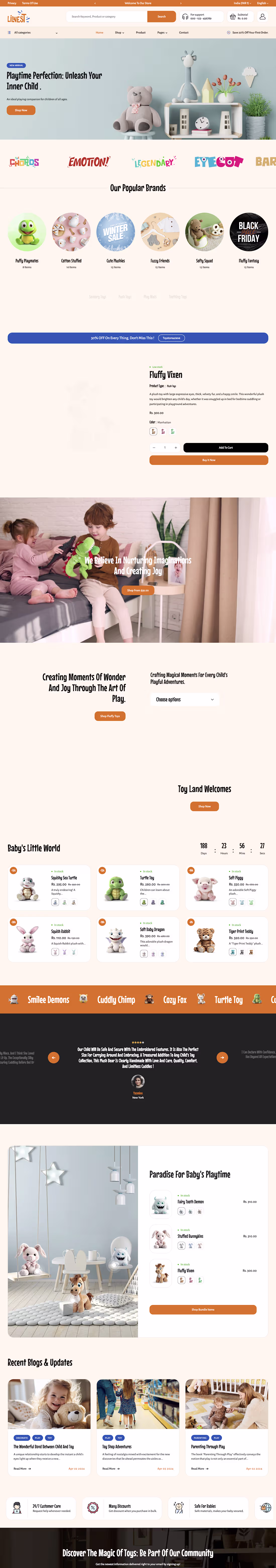 Cover image for Shopify-Powered Kids E-commerce Store