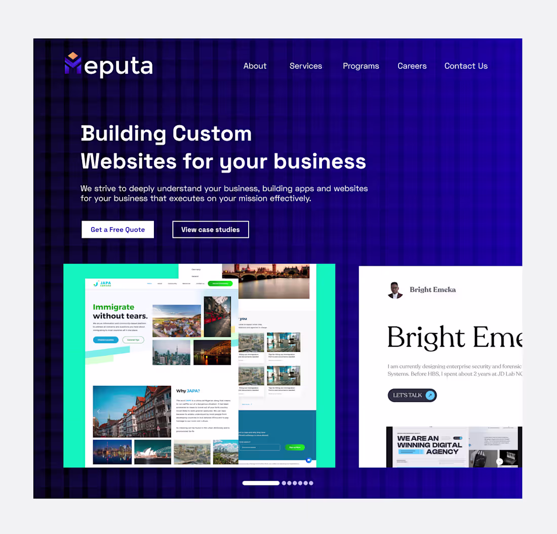 Cover image for Work in Progress - Meputa Studio My focus here is to create ...