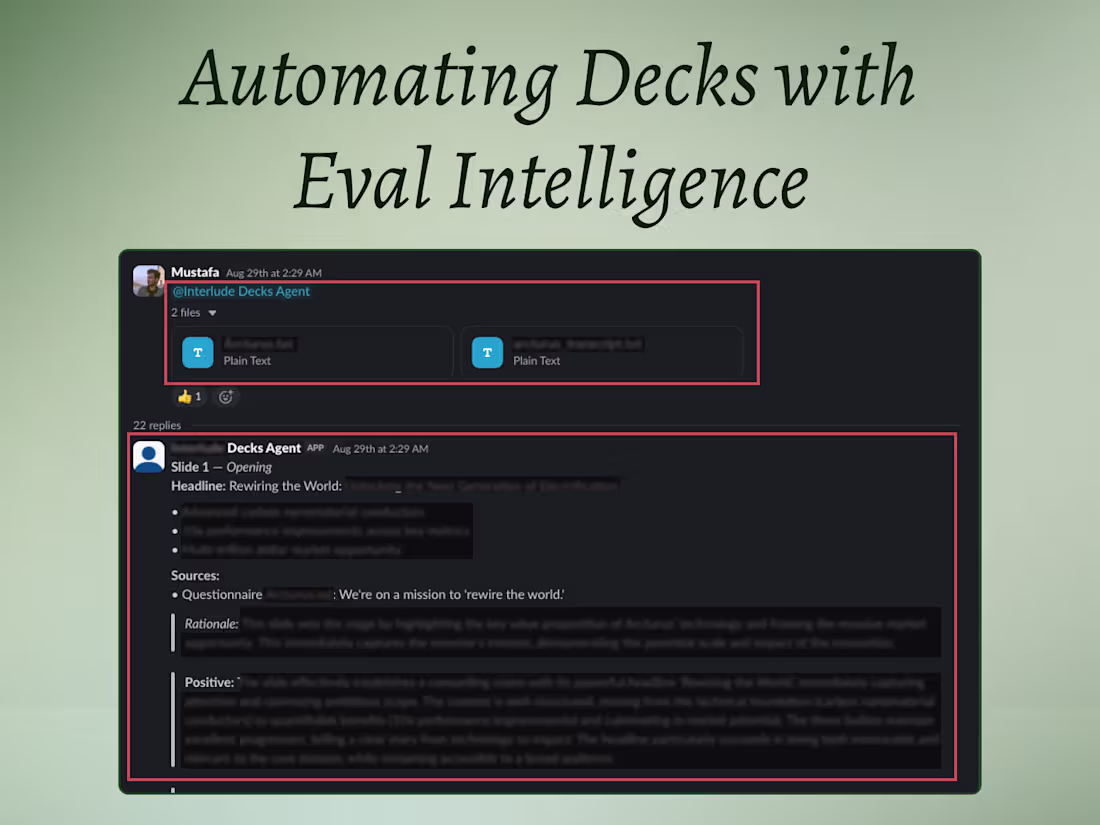 Cover image for AI That Turns Raw Notes Into Investor-Ready Decks