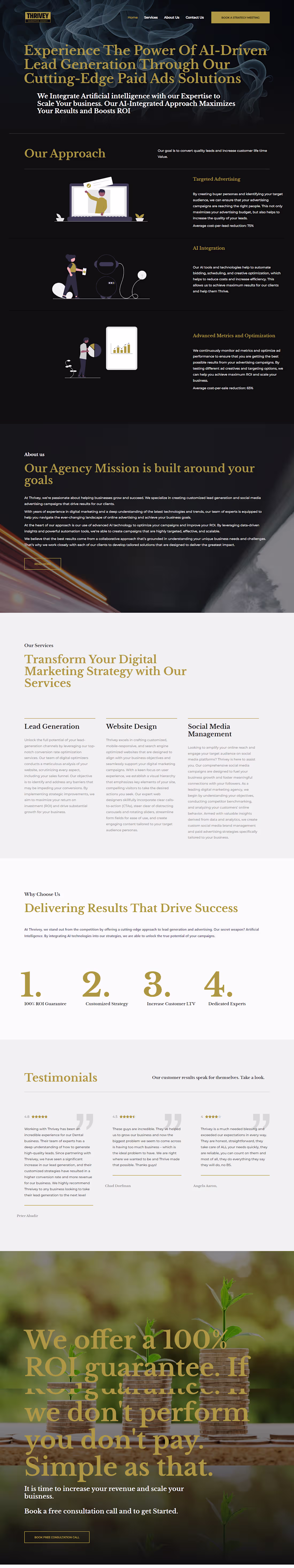 Cover image for Marketing Agency Website