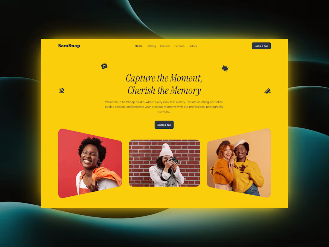 Cover image for SamSnap Photography Website