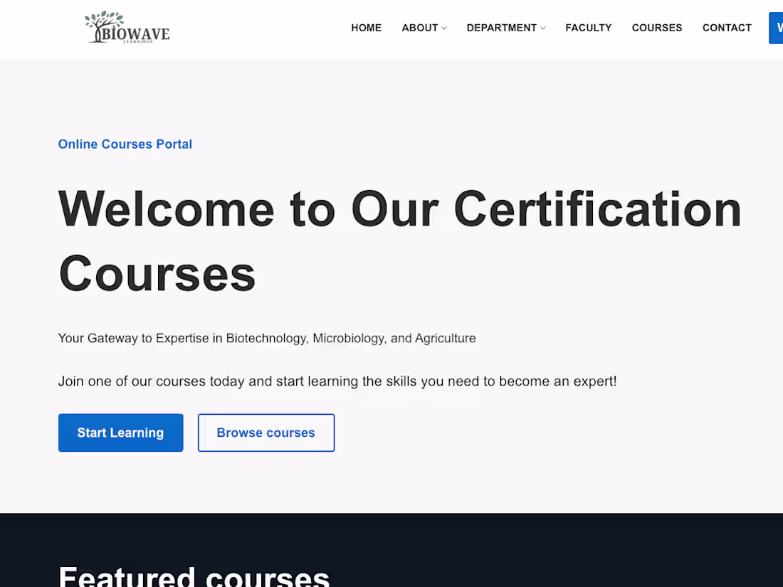 Cover image for Biowave Learns