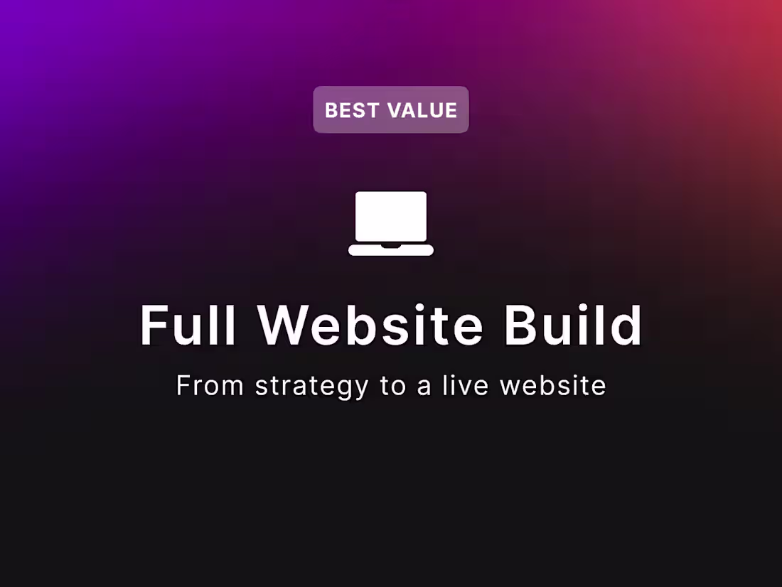 Cover image for Full Website Build