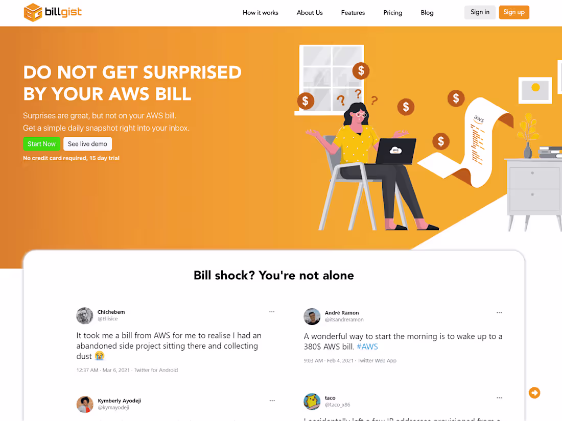 Cover image for AWS Cost Monitoring Platform (SaaS)
