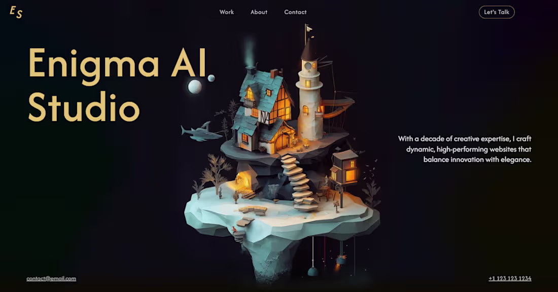 Cover image for Webflow HTML Website Template for Studio e