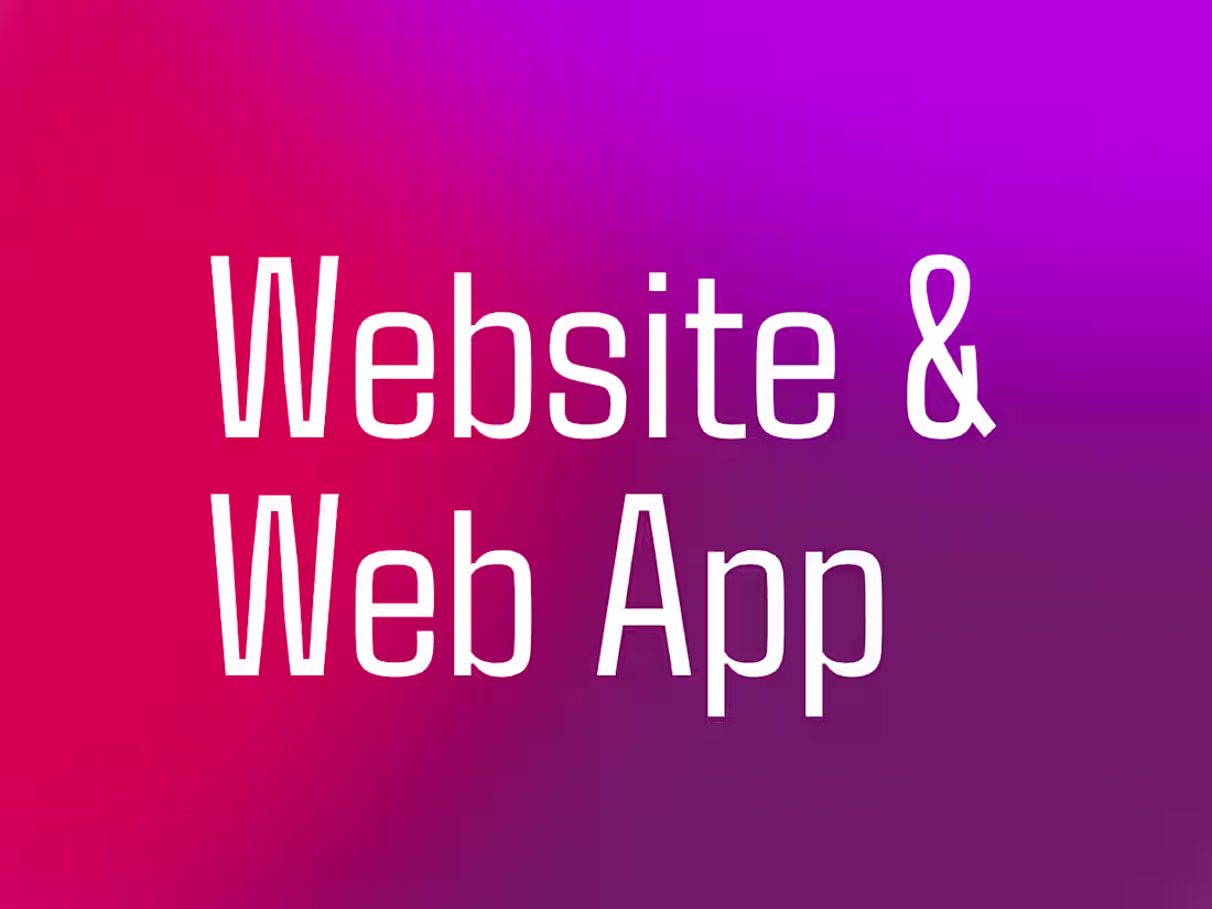 Cover image for Web Design + Web App Design + Framer Development