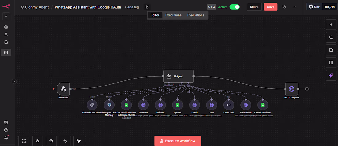 Cover image for Developed a fully automated WhatsApp Business chatbot using ...