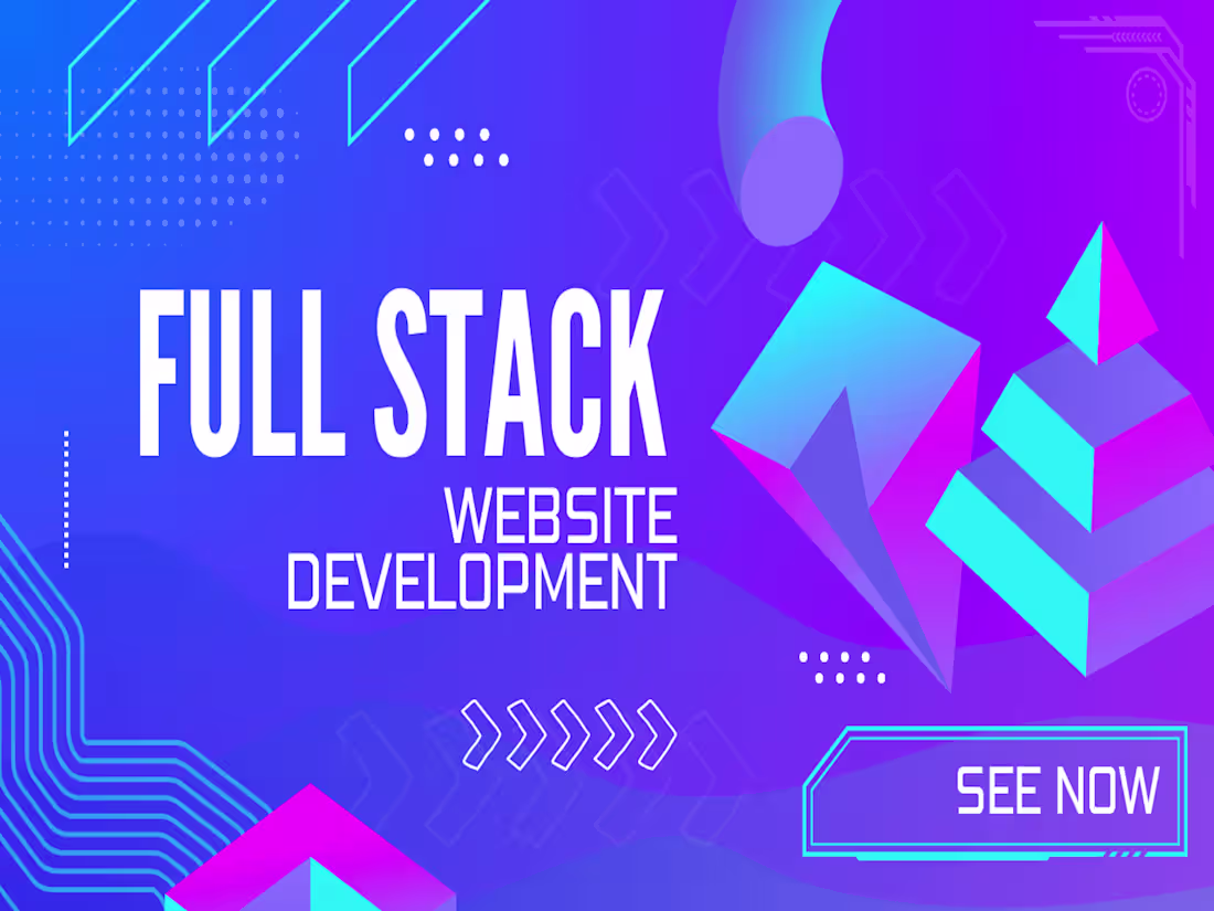 Cover image for Full Stack Website Development