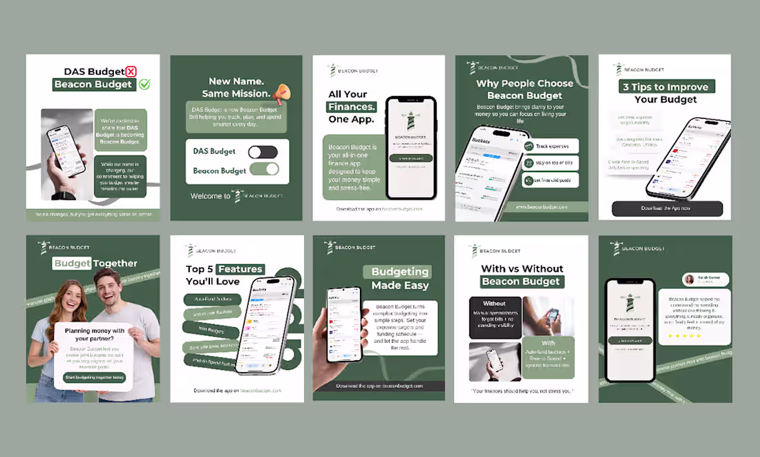 Cover image for Fintech finance app instagram post design