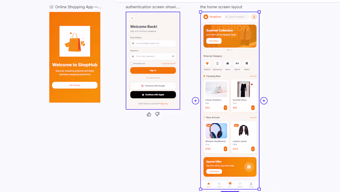 Cover image for working on an online shopping UIUX design