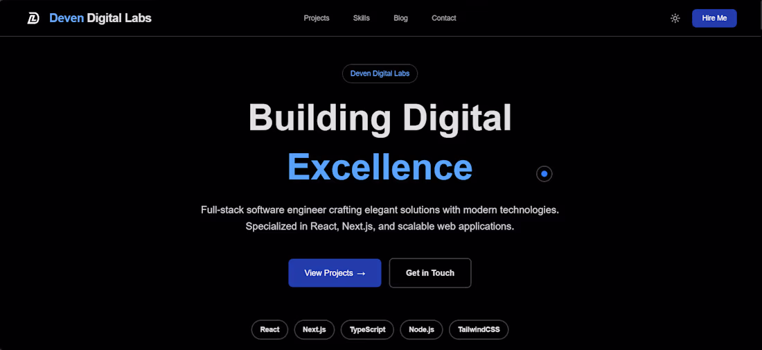 Cover image for 🚀 My New Portfolio Website — Built to Convert, Not Just Dis...