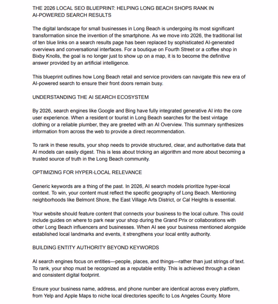 Cover image for The 2026 Local SEO Blueprint: