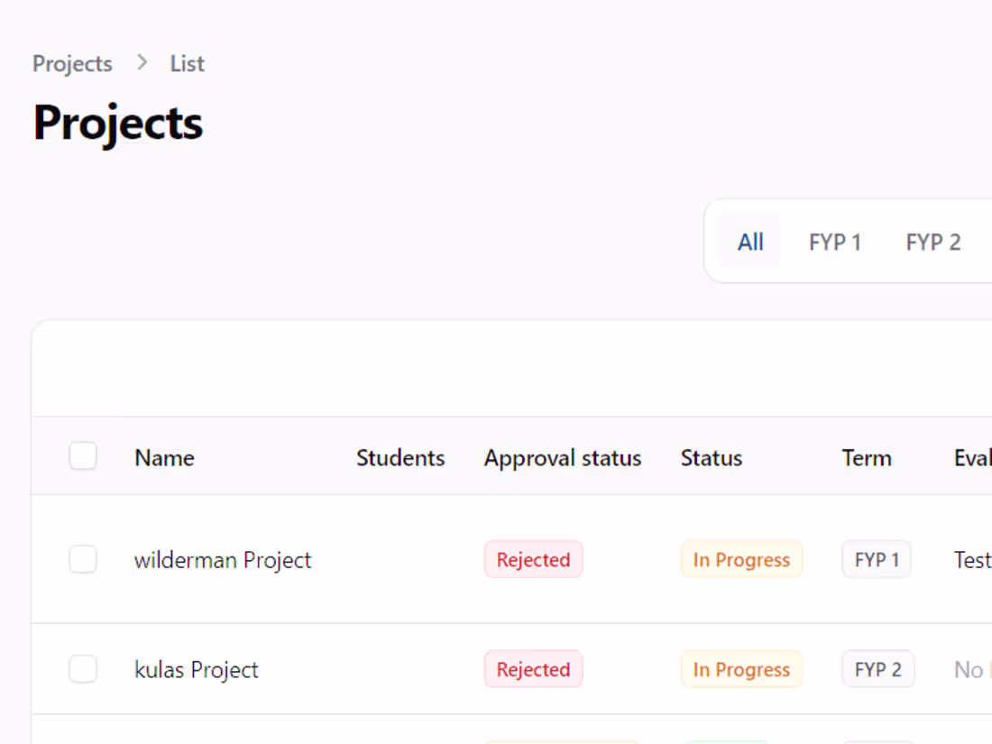 Cover image for FYPForge: A laravel portal for university FYP Projects.