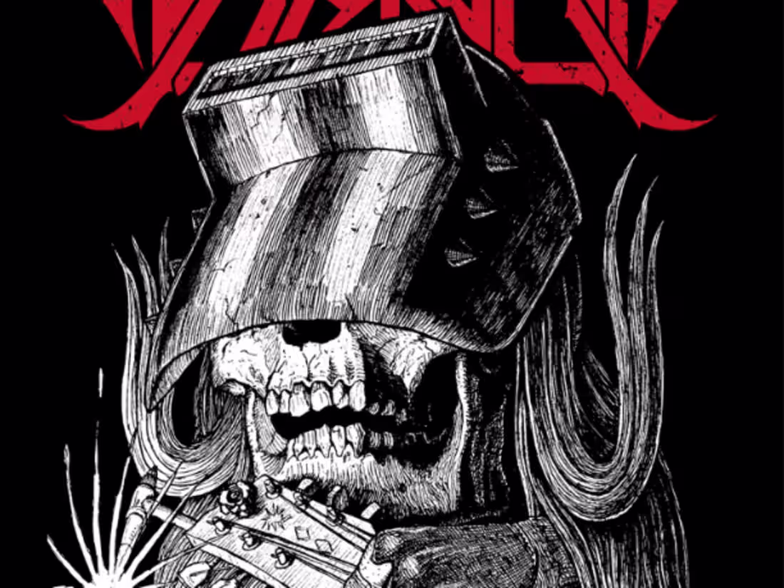 Cover image for Artwork for Shvininiai Sharvai band, to print on t-shirts