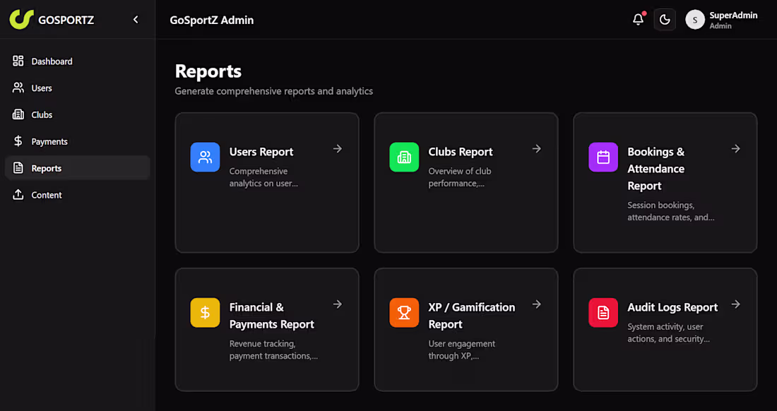 Cover image for Sports Management SaaS Platform (Ongoing)🚀 Problem Sports a...