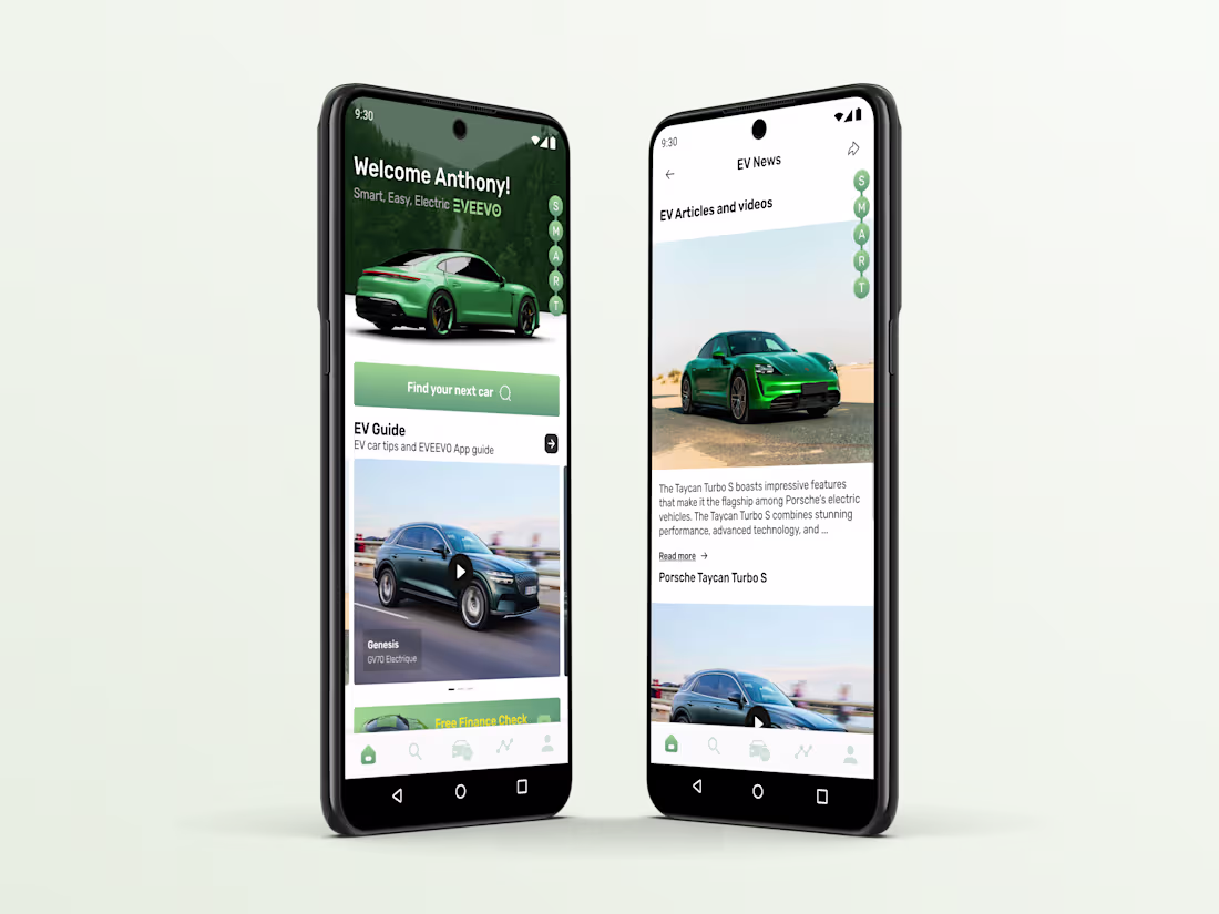 Cover image for EVEEVO is a mobile app designed to simplify the process of b...