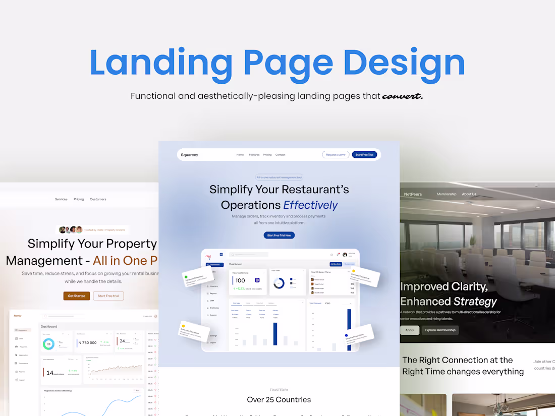 Cover image for Landing Page (UI/UX) Design