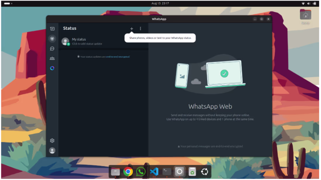 Cover image for WhatsApp Web Nativefier Linux App WhatsApp Web Nativefier Li...