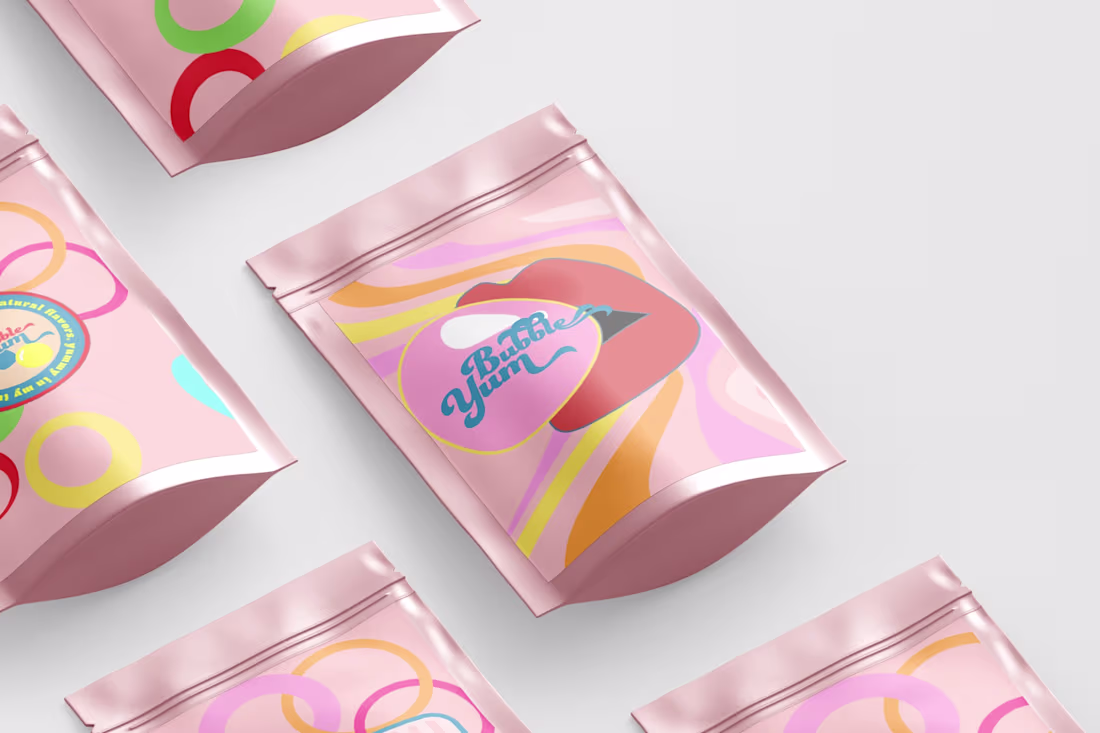 Cover image for Design by Michelle - Bubble Yum Brand design