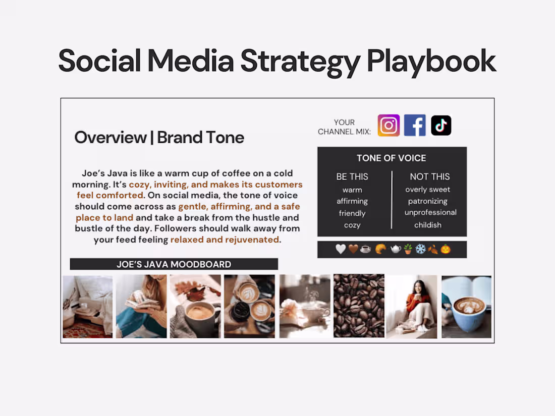 Cover image for Social Media Strategy Playbook