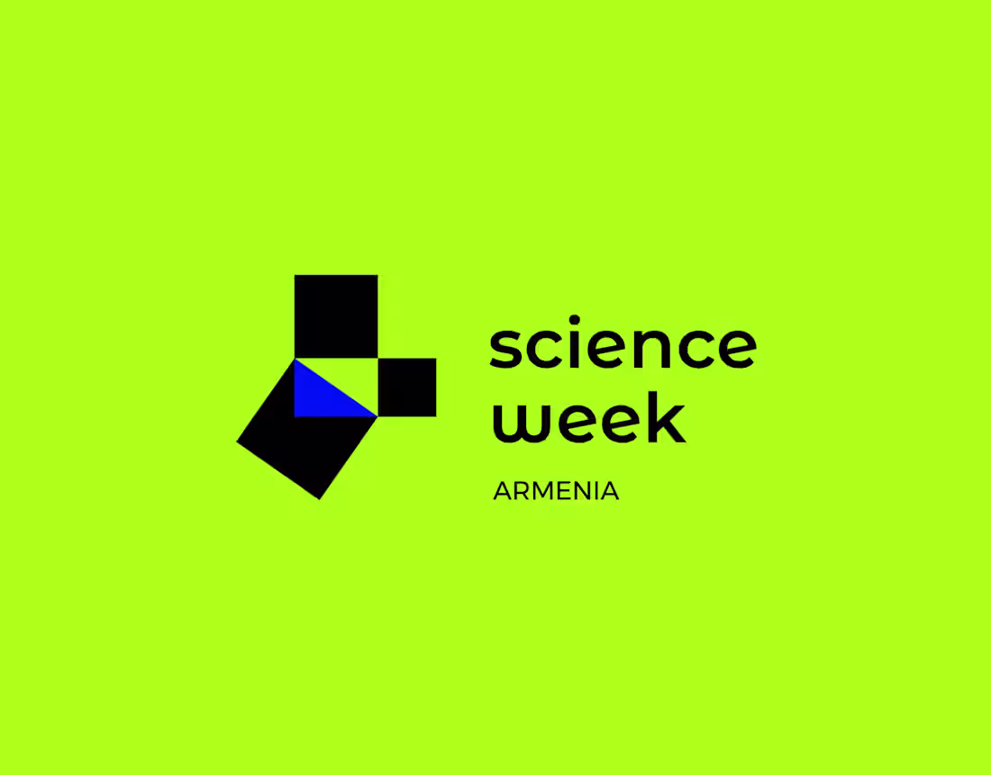 Cover image for Visual identity and key visual for Science Week Armenia