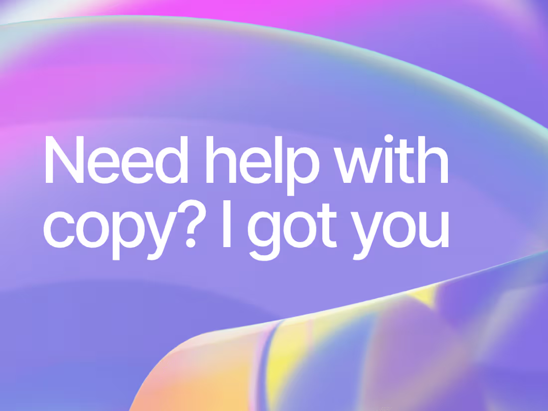 Cover image for I write copy that converts. That's it. 