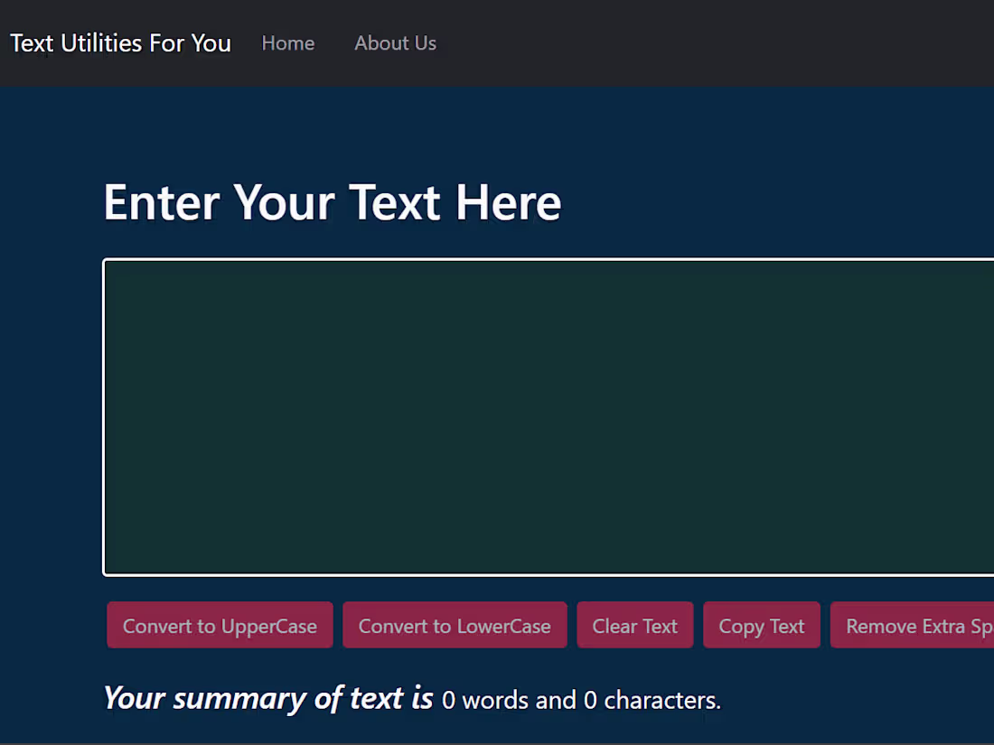 Cover image for AnkitMishra47/TextUtility
