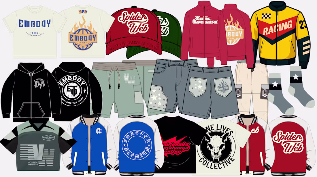 Cover image for design streetwear clothing brand logo or merch and hoodie