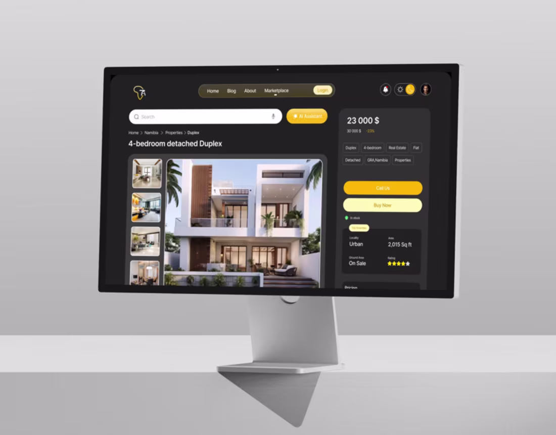 Cover image for TradeAfrica || Property Product Screen