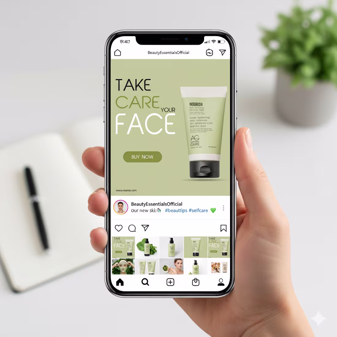 Cover image for This design focuses on calm, care, and clarity, which fits p...