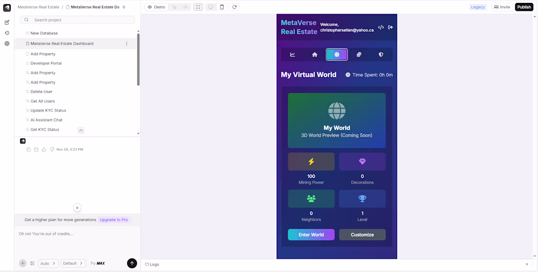 Cover image for HorizonHouse — the metaverse where your home becomes a finan...