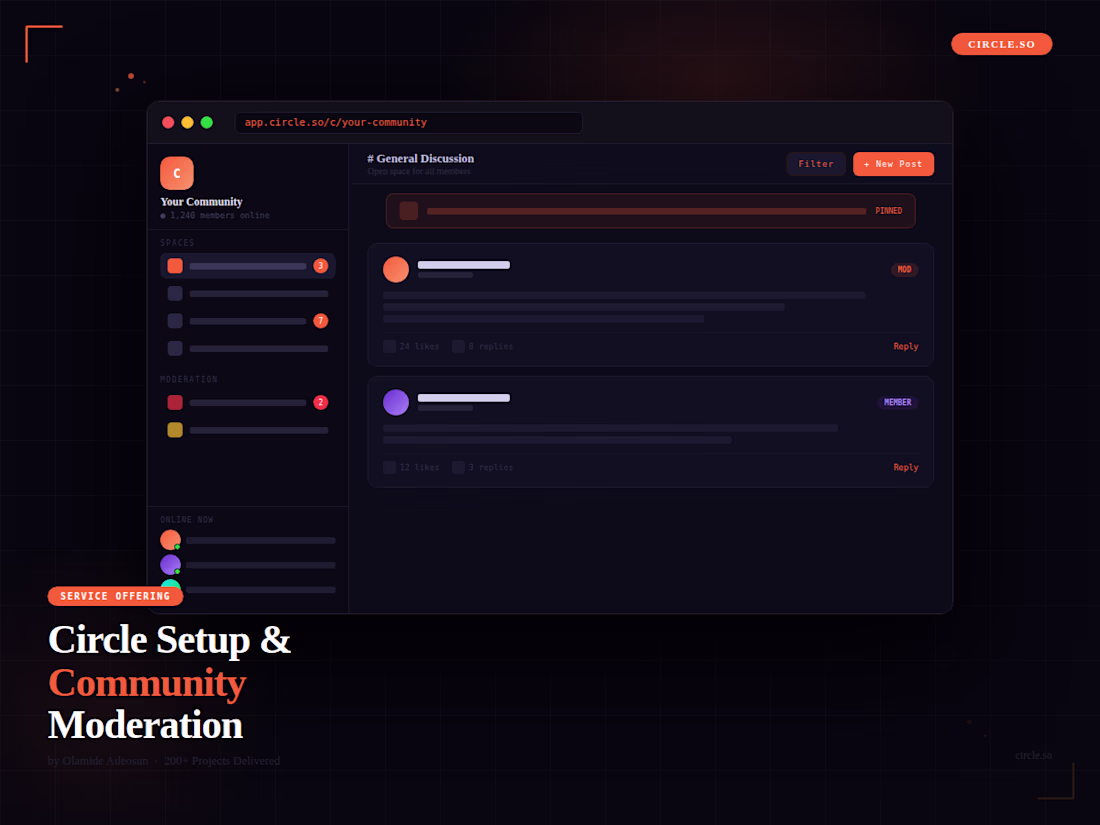 Cover image for Circle Setup and Community Moderation