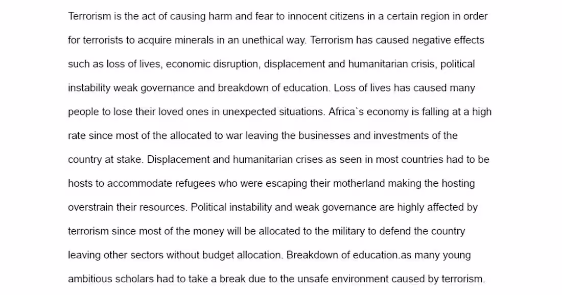 Cover image for Impact of Terrorism on Africa