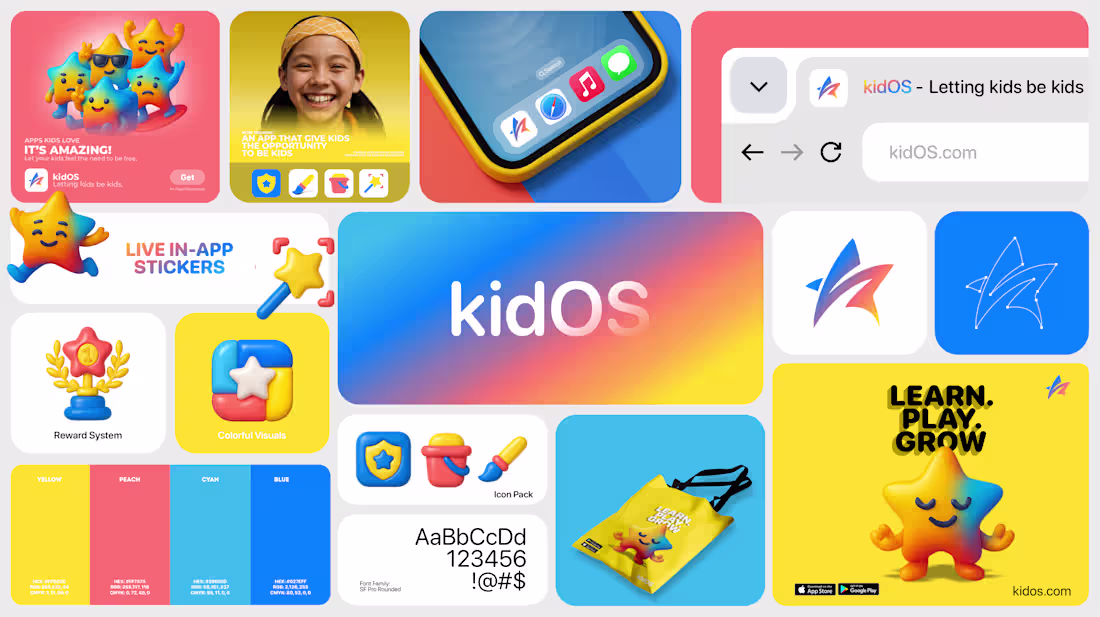Cover image for Brand Identity Development for kidOS