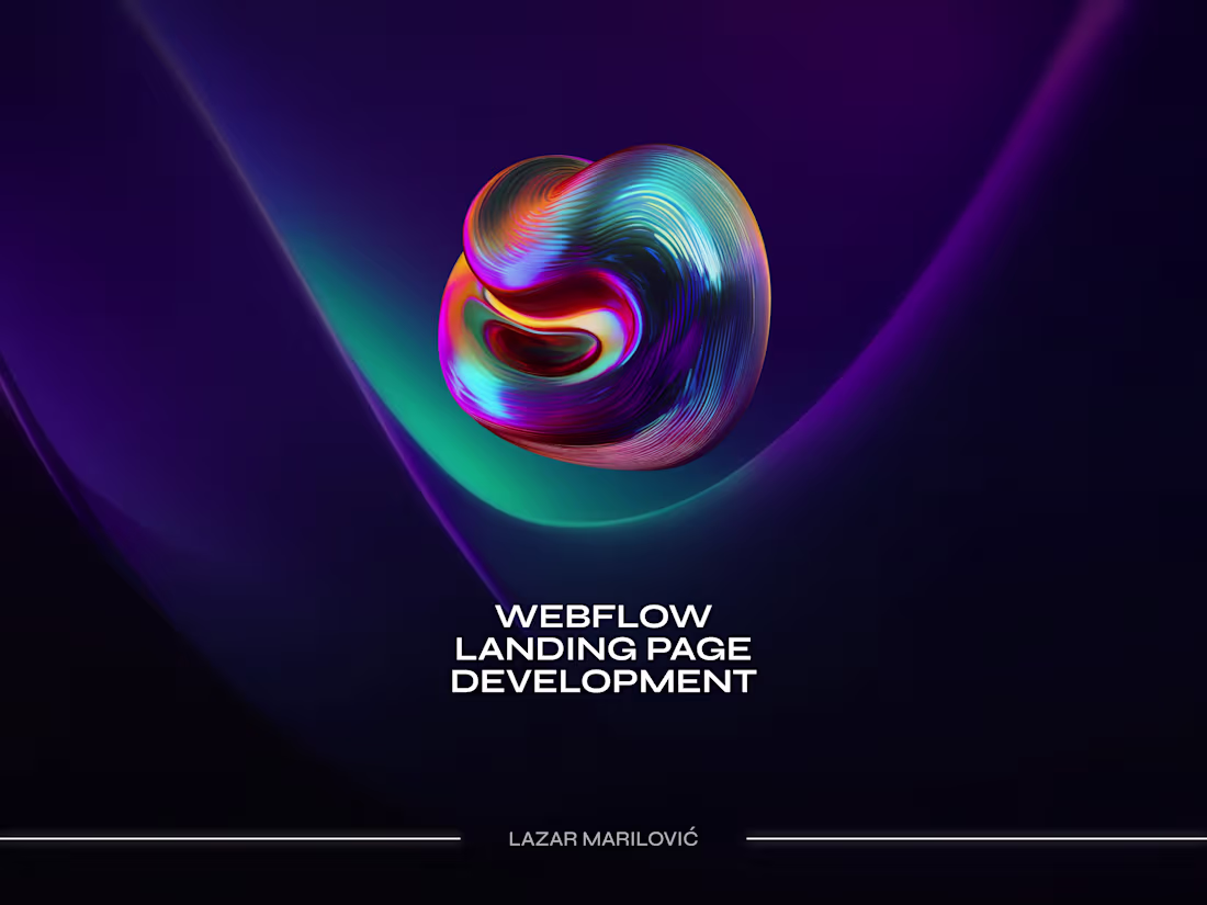 Cover image for Webflow Landing Page Development